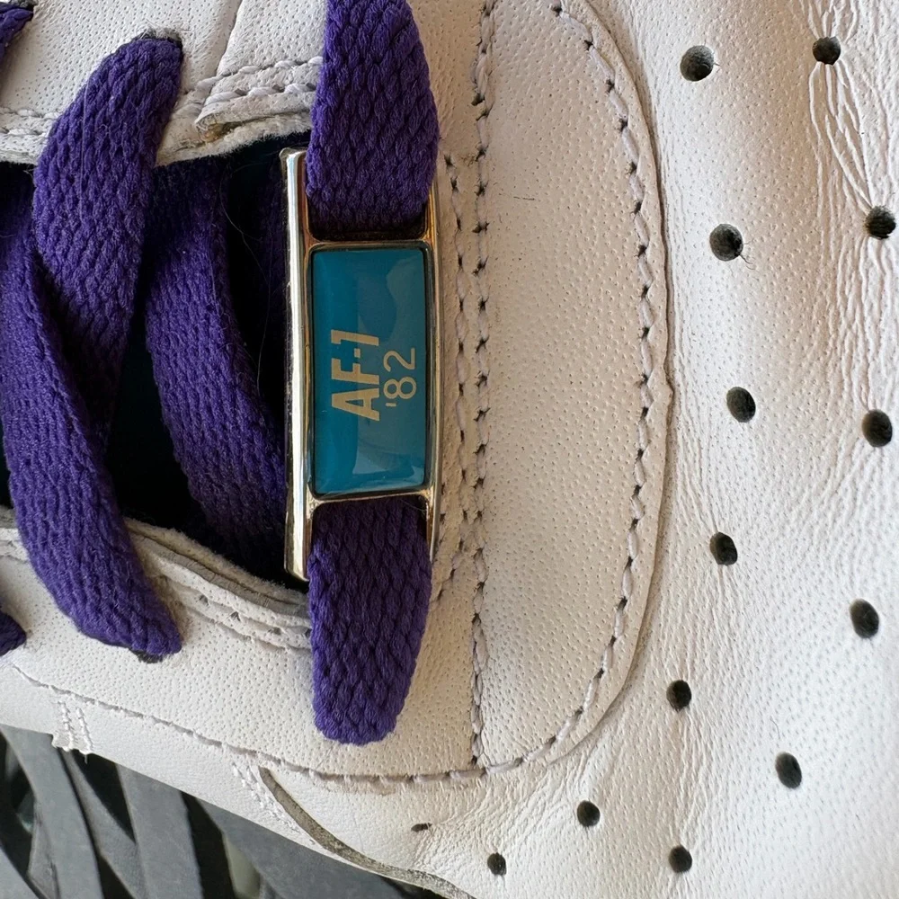 Nike Air Force 1 Samurai ‘07 Laser Blue Vintage Men’s Size 11.5 - Picture 4 of 11